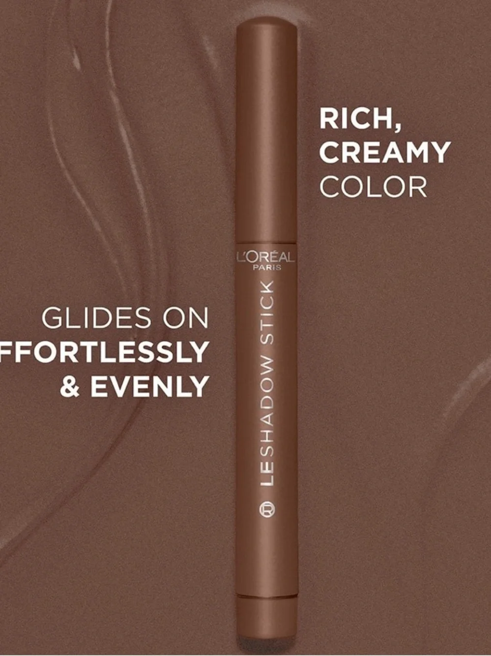 🦋 L'Oreal 420 Brown Bliss Cream Eyeshadow Stick New FullSz